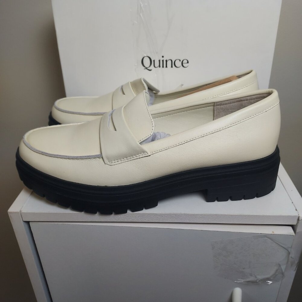 Quince Italian leather Lug sole loafers. - Picture 3 of 6